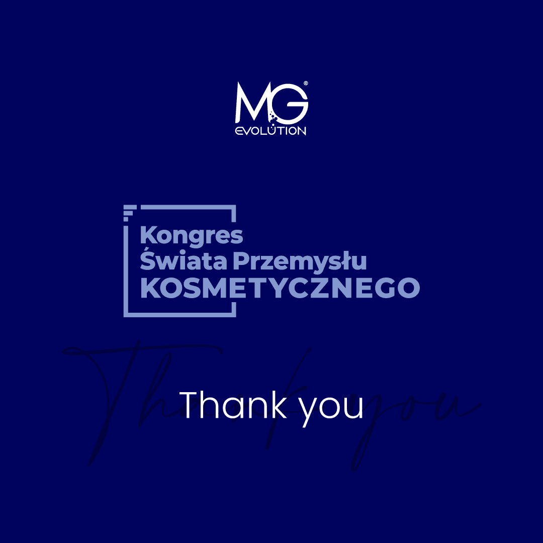 MG Evolution® as the honorary host at the Congress organized by the World of Cosmetic Industry.