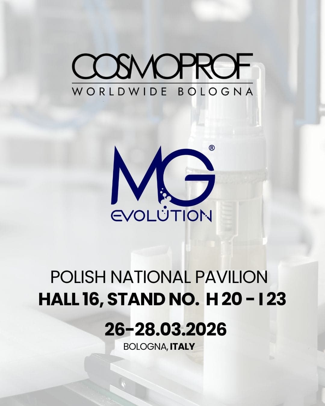 MG Evolution na Cosmoprof Bologna 2026