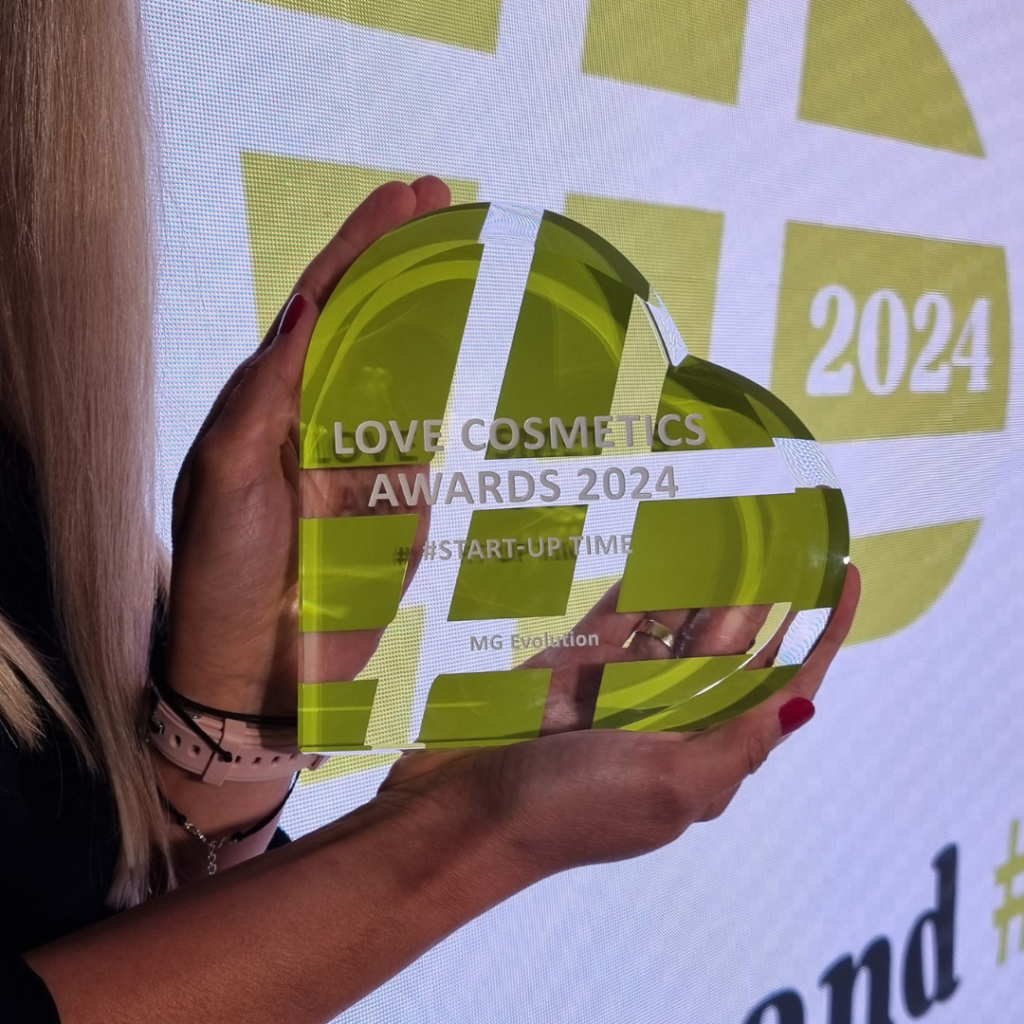 MG Evolution® nagrodzone w kategorii Start-up Time Love Cosmetics Awards 2024