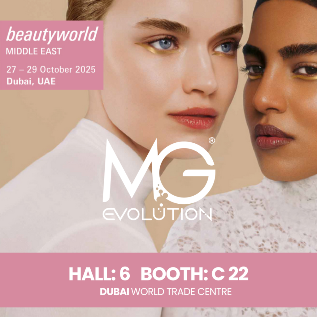 MG Evolution® na Beautyworld Middle East 2025 w Dubaju
